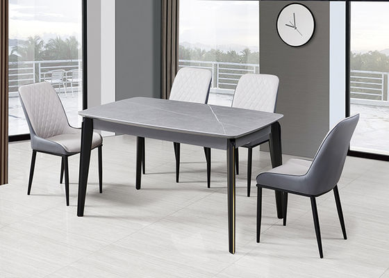 میز ناهار خوری MDF ISO9001 Modern Fashion Rock Board
