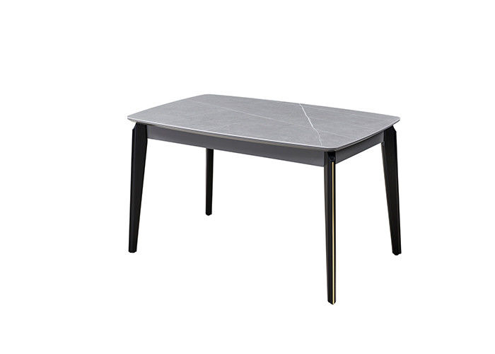 میز ناهار خوری MDF ISO9001 Modern Fashion Rock Board
