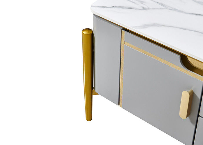 میز تلویزیون و میز قهوه خوری Light Luxury Rock Slab