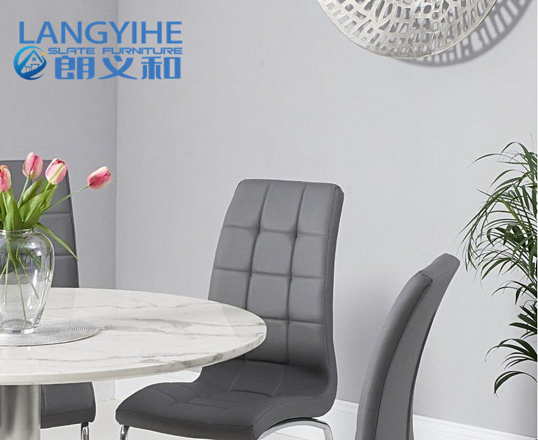 میز ناهار خوری Oem Odm Circle Marble 120cm